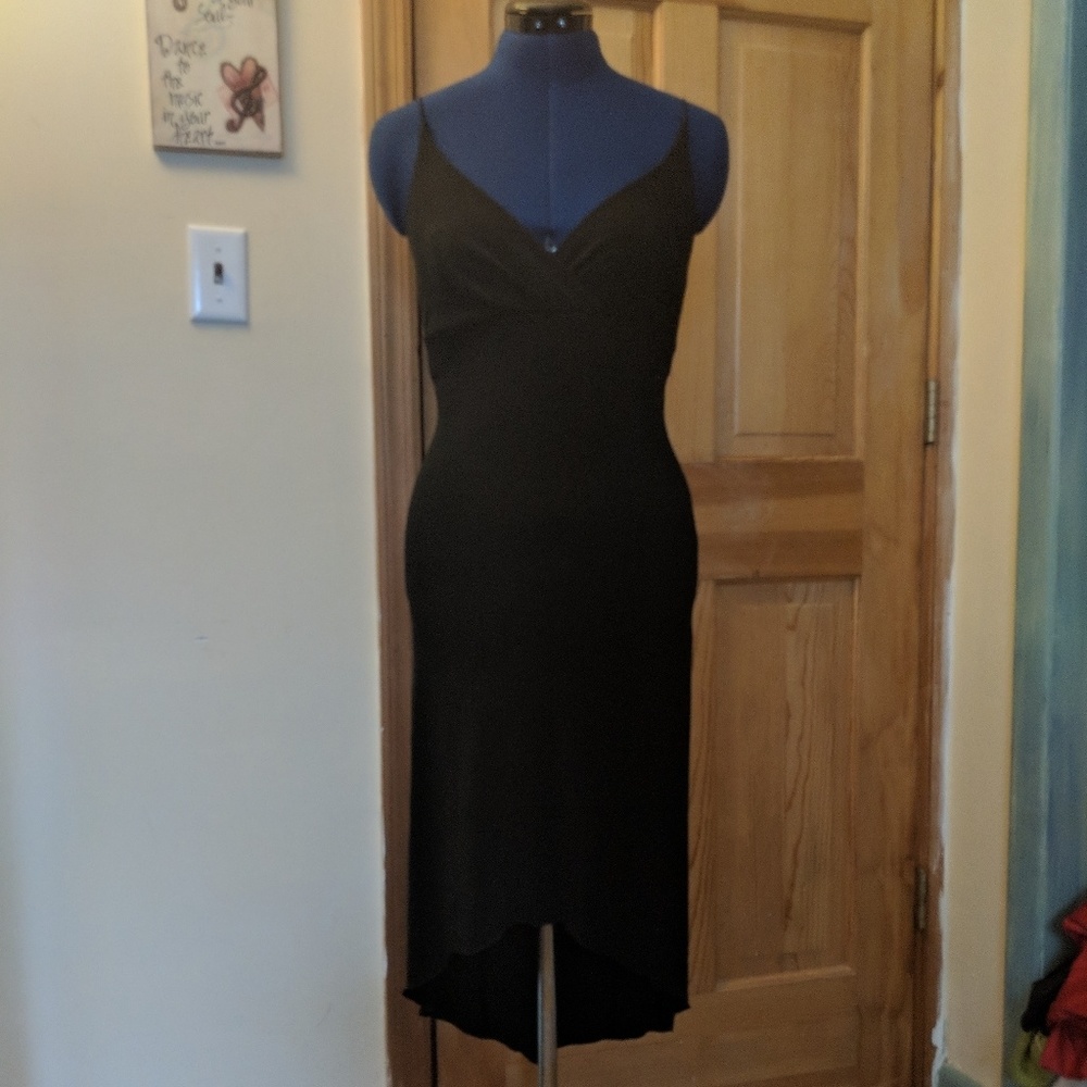 City Triangles Black Hi-Lo Dress